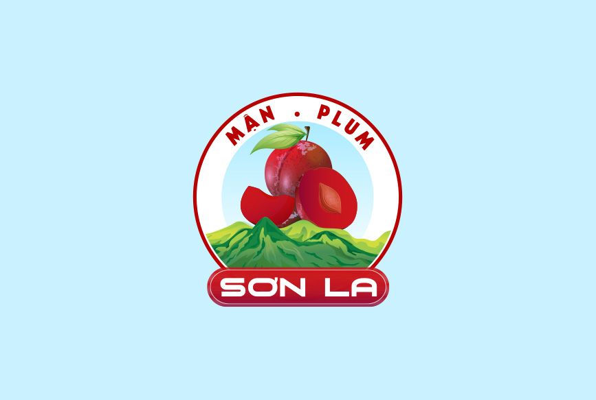 Logo chỉ dẫn địa lý Mận Sơn La